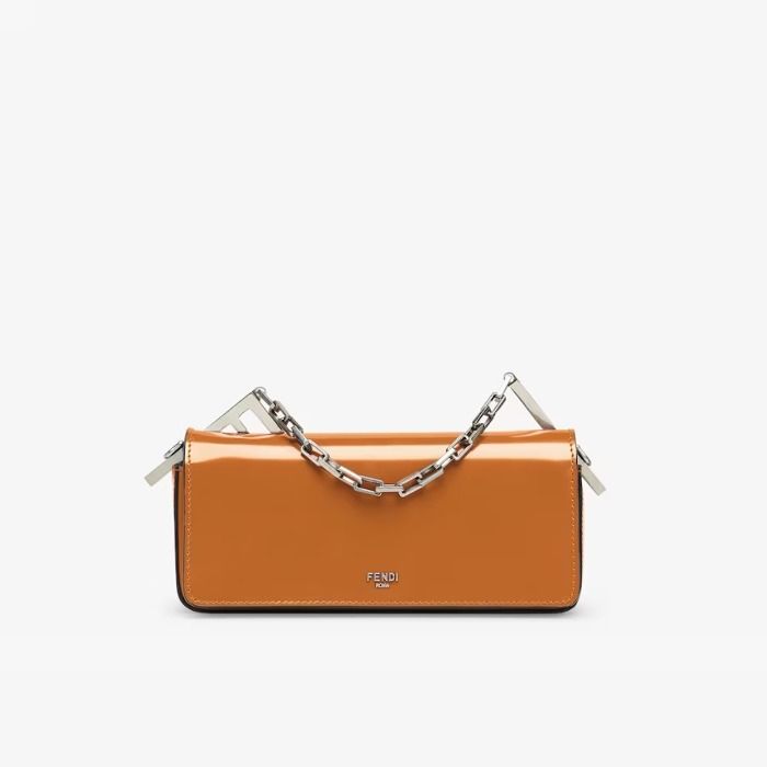 FENDI 펜디 퍼스트 사이트 플랩 백 브라운 8BS072ANX2F1L1L