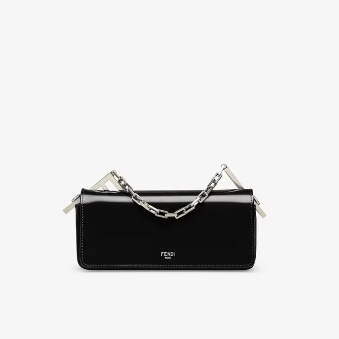 FENDI 펜디 퍼스트 사이트 플랩 백 블랙 8BS072ANX2F1J4I